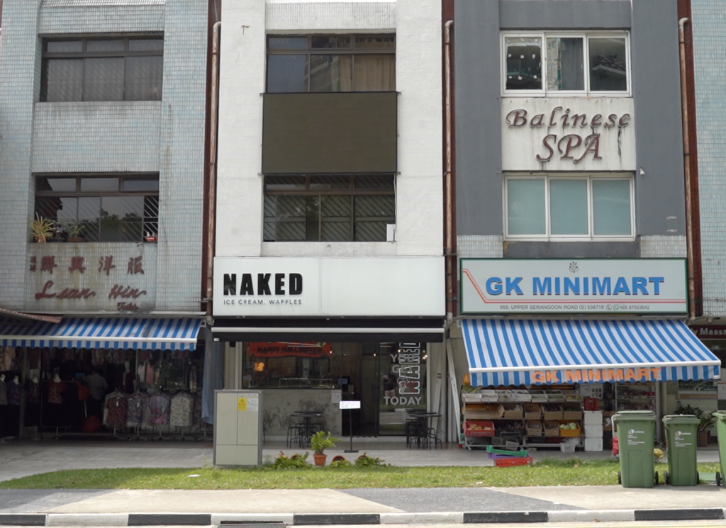 Naked Icecream & Waffles in Kovan, Opens till 2am Daily! Singapore