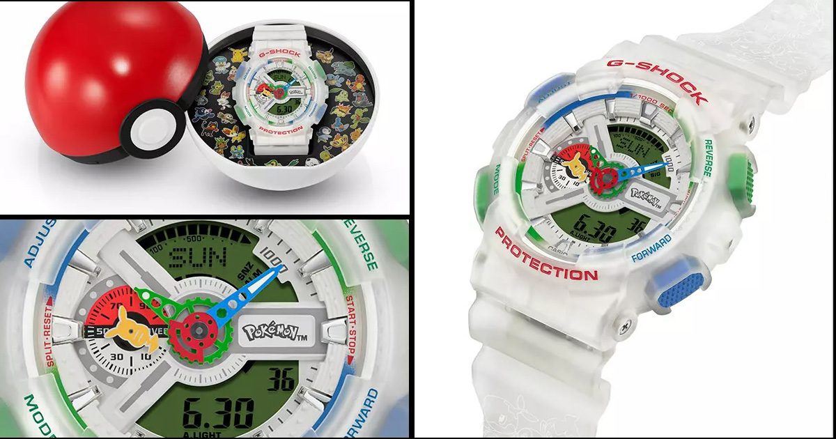 G-SHOCK Launches Pokémon 30th Anniversary Watch in Singapore from S$299